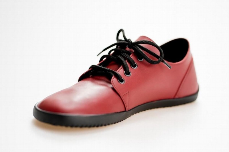 Buty Codzienne Męskie Ahinsa Bindu 2 Boso Bordowe | LQZ6219CL